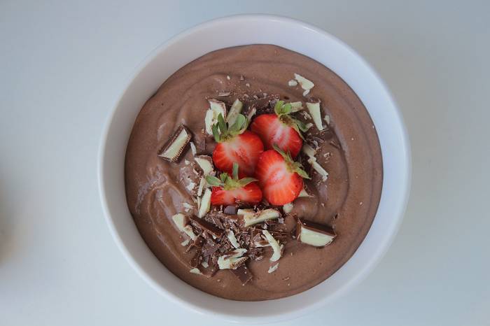 Proteinreiches Schokoladen Mousse