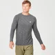 MP Performance Long Sleeve T-Shirt - Schwarz/Grau