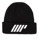 Strick-Beanie (Schwarz)