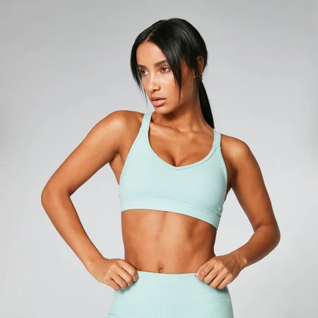 Power Maschen Sports Bra - Meerschaum