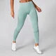 Acid Wash Leggings - Seafoam