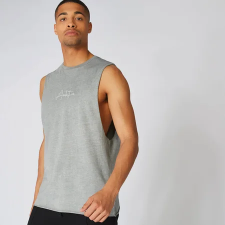 Neon Signature Tank - grau