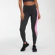 Power Leggings - Schiefergrau/Pink
