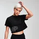 MP Power Damen Cropped T-Shirt - Schwarz