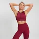 MP Women's Training Geriffelter Nahtloser Sport-BH - Violett
