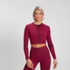 MP Women's Training Geriffeltes Nahtloses Long-Sleeve Top - Violett