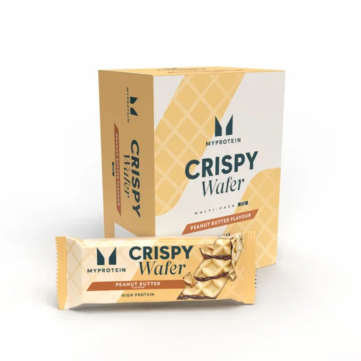 Protein Waffel - 10Riegeln - Erdnussbutter