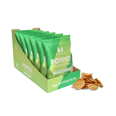 Gepuffte Protein Crisps