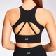 MP Damen Power Longline Sport-BH – Schwarz