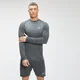MP Herren Essential Seamless Langarmshirt — Schwarz Mergel