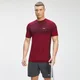 MP Herren Essential Seamless Kurzarm-T-Shirt — Wine Marl