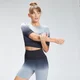 MP Damen Velocity nahtloses Crop-Top — Schwarz