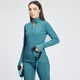 MP Damen Power 1/4 Reißverschluss Top — Ozeanblau