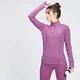 MP Damen Power 1/4 Reißverschluss Top — Orchidee