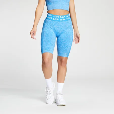 MP Damen Curve Radlerhose — Hellblau