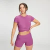 MP Damen Power Kurzarm-Crop-Top — Orchidee