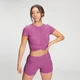MP Damen Power Kurzarm-Crop-Top — Orchidee