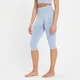 MP Damen Composure Nahtlose Capri-Leggings — Blue Sky