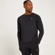 MP Men's Linear Mark Graphic Training Long Sleeve T-Shirt — Schwarz