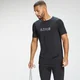 MP Herren Graffiti Grafik Kurzarm-Trainings-T-Shirt — Schwarz