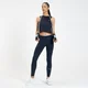 MP Damen Infinity Mark Training Crop Vest – Petrolblau