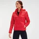 MP Outerwear Leichte und verstaubare Pufferjacke mit Kapuze für Damen - Rot