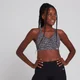 MP Damen Power Netz-Sport-BH – Black Space Dye