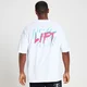 MP Herren Retro-T-Shirt Lift in Oversize-Passform – Weiß