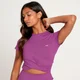 MP Power Kurzarm-Crop-Top für Damen - Lila