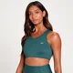 MP Formgebender Sport-BH mit Laserschnitt-Details für Damen - Piniengrün