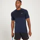 MP Essential Seamless Kurzarm-T-Shirt für Herren - Dunkelblau meliert