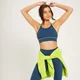 MP Adapt Wende-Sport-BH für Damen - Blaugrau/Zitrusgelb
