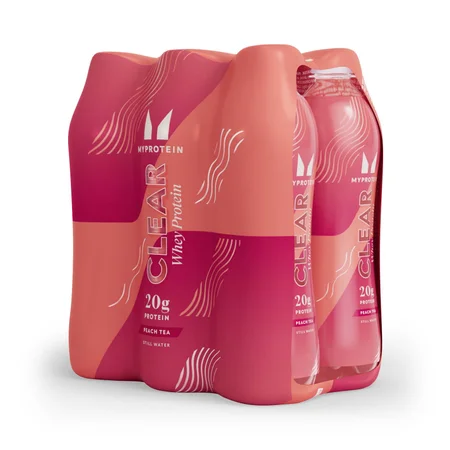 Clear Protein Water – Trinkfertig (6er-Packung) - 6 Pack - Pfirsichtee