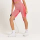 MP Curve Radlerhose mit hohem Bund für Damen - Rot meliert