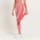 MP Curve Leggings mit hoher Taille für Damen - Rot meliert