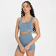 MP Damen nahtloser Shape Sport-BH — Kieselblau