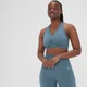MP Damen Washed Nahtloser BH – Pebble Blue