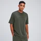 MP Herren Tempo Oversize-T-Shirt – Graubraun-Grün