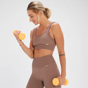 MP x Tatiana Nahtloser Sport-BH – Haselnuss - Size XS