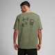 MP Herren Tempo Oversize-T-Shirt mit Grafik – Olivgrün