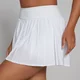 MP Damen Tempo Plisseeskort – Weiß