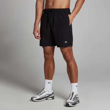 MP Herren Gewebte Trainingsshorts — Schwarz