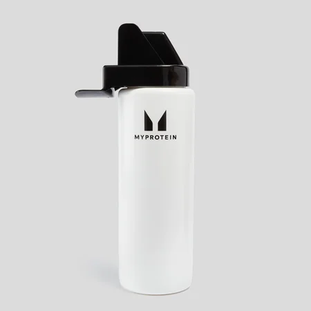 Myprotein Hybrid Wasserflasche – Transparent/Schwarz