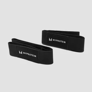 Myprotein Zughilfen – Lifting Straps – Schwarz - undefined undefined