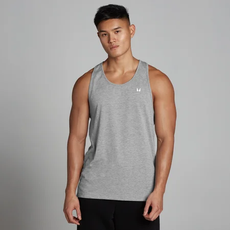 MP Herren Rest Day Stringer-Top – Hellgrau