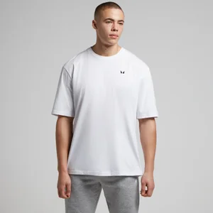 MP Herren Rest Day Oversize-T-Shirt – Weiß - Size XXS
