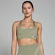 MP Damen Tempo Ultra Geometric Nahtloser Sport-BH – Brindle