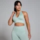 MP Damen Tempo Nahtloser Neckholder-BH – Frische Minze