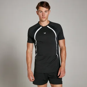 MP Herren Tempo Kurzarm-T-Shirt – Schwarz - Size XS