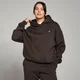 MP Damen Basic Oversized Kapuzenpullover – Kaffee